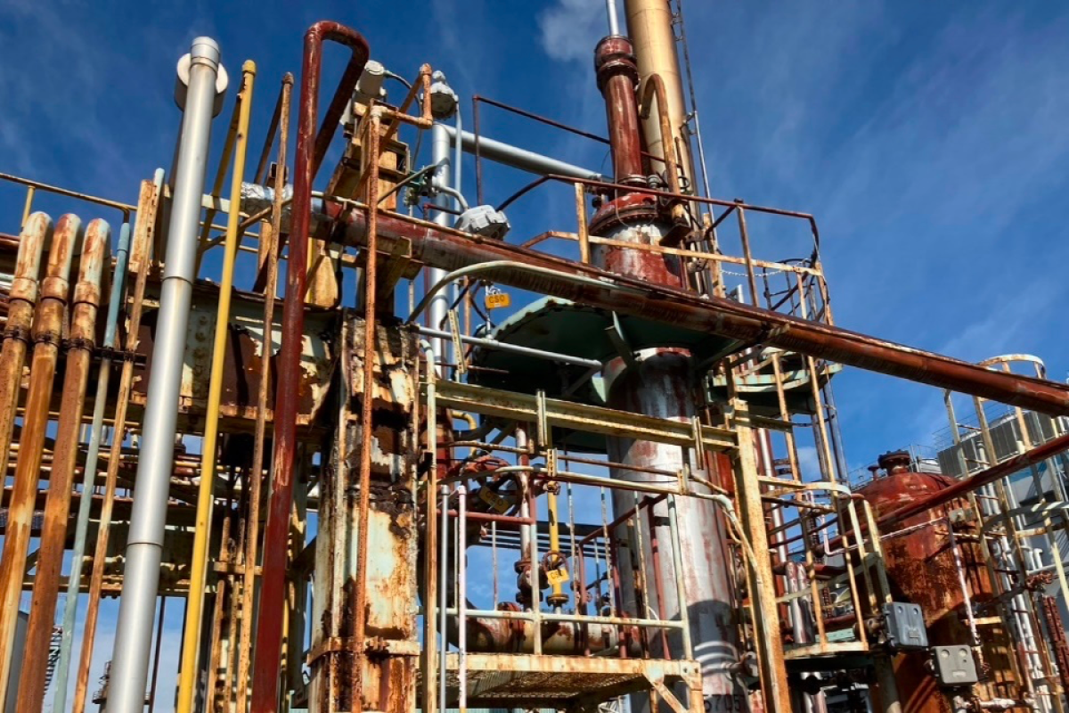 プラント解体工事画像